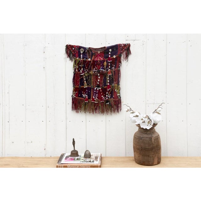 Antique Beaded Nomadic Dress For Sale - Image 11 of 11