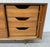 Brown Mid-Century Modern 9-Drawer Walnut Tambour Dresser For Sale - Image 8 of 12
