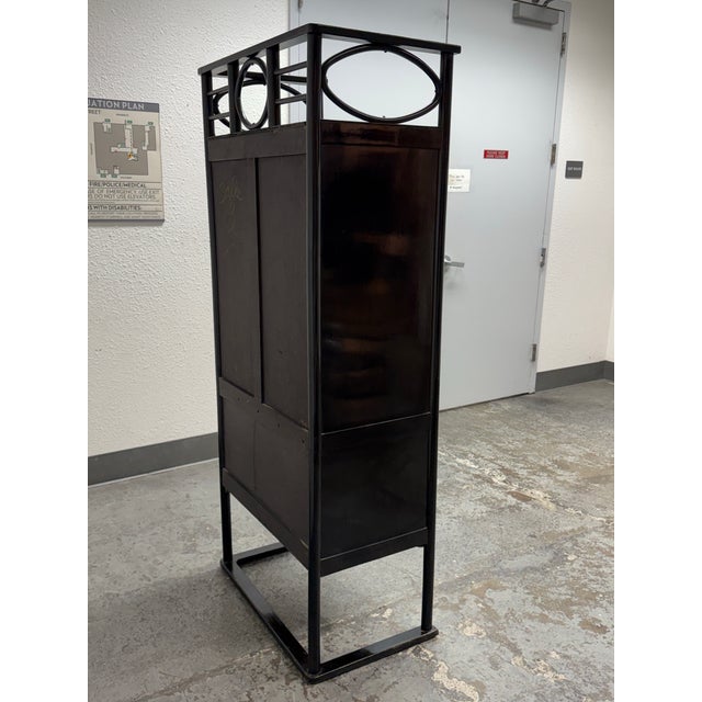 Josef Hoffmann Beechwood Vitrine, Circa 1905 For Sale In San Francisco - Image 6 of 12