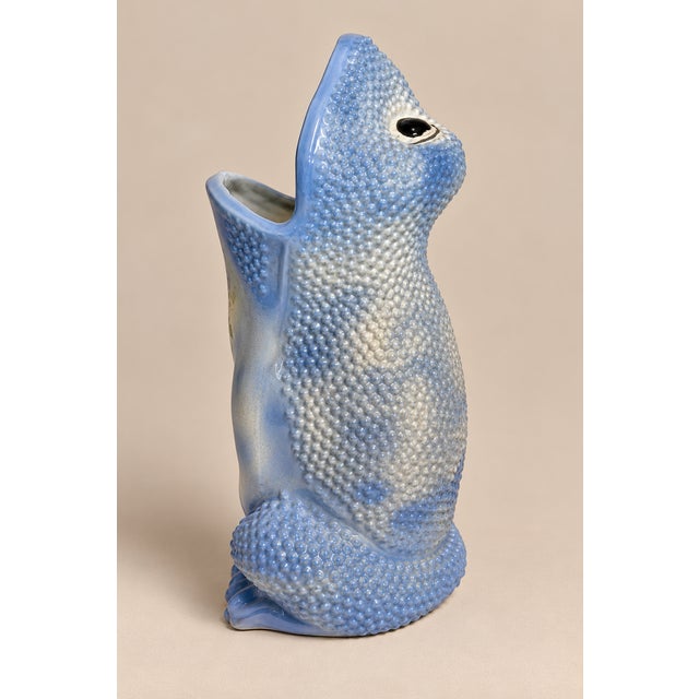 20th C. MCM Gump's Italian Porcelain Umbrella Holder Floral Motif Decorative Stand For Sale In Naples, FL - Image 6 of 8