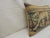 Antique Blue and Red Aubusson Tapestry Decorative Pillow For Sale In Tampa - Image 6 of 9