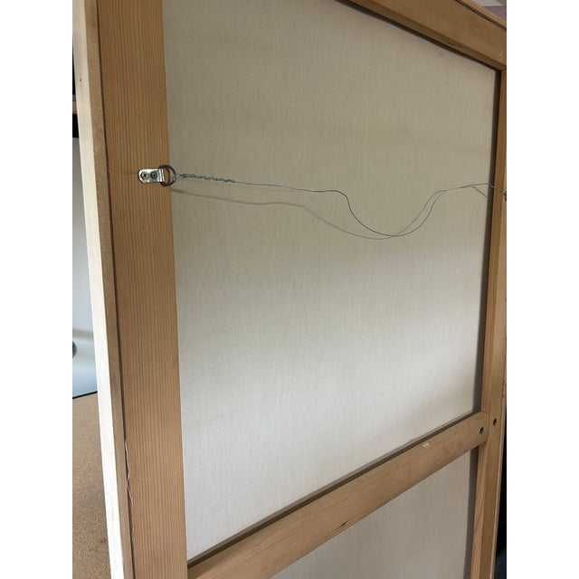 Tom Lieber Large Abstract Monotype Oil Painting, Mixed Media For Sale - Image 12 of 18