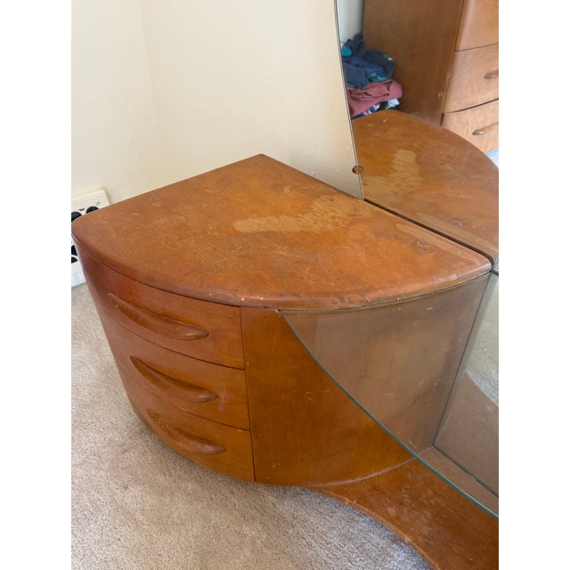 1940s Heywood Wakefield Coronet Vanity For Sale - Image 14 of 15