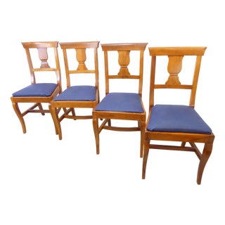 Vintage Italian Sidechairs - Set of Four For Sale