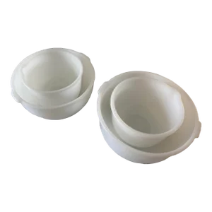 Vintage Sunbeam GlasBake Mixing Bowls - Set of 2