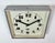 Vintage Industrial Square Wall Clock from Rodopa Chepelare, 1960s For Sale - Image 4 of 18
