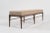 Mid-Century Modern Linear Bench in Natural Wanut Series 60 by Stamford Modern For Sale - Image 3 of 12