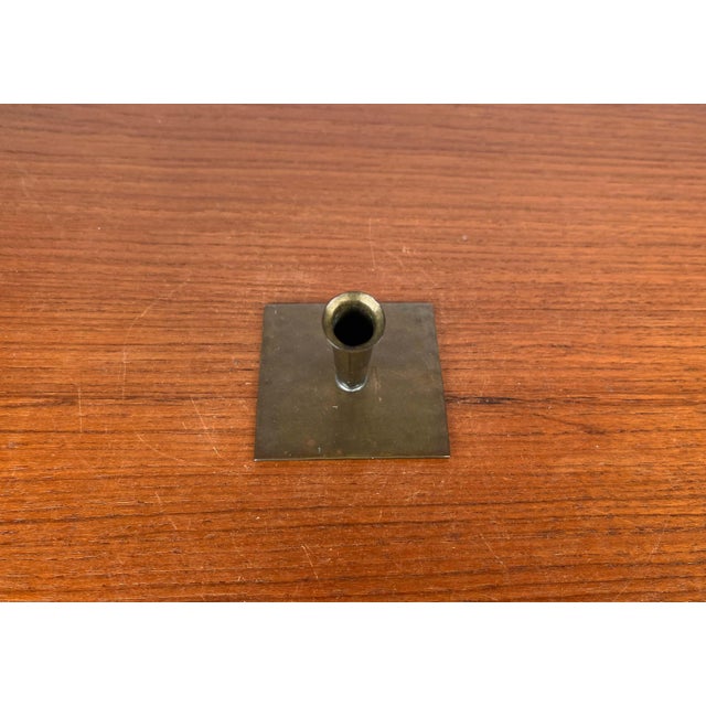 Mid-Century Modern Minimalist German Brass Pen Holder, 1950s For Sale - Image 11 of 15
