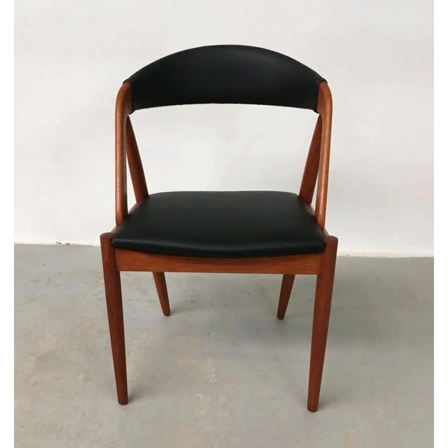 Kai Kristiansen set of eight fully restored customizable dining chairs by Schou Andersens Møbel Fabrik including custom...