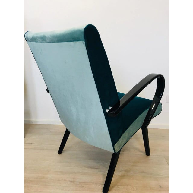 Blue Armchair by Jaroslav Smidek, 1960s For Sale - Image 3 of 11