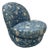 Vintage Upholstered Slipper Chair For Sale