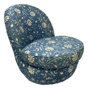 Vintage Upholstered Slipper Chair