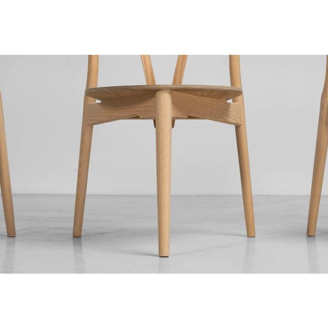 PP51/3 V Chairs attributed to Hans J. Wegner for PP Mobler, Denmark, 1988, Set of 4 For Sale - Image 9 of 18