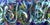 Mixed abstract by San Jose, California area artist Daniel David Fuentes (AKA, Xavier Lundt) (American, 20th Century). Bay...