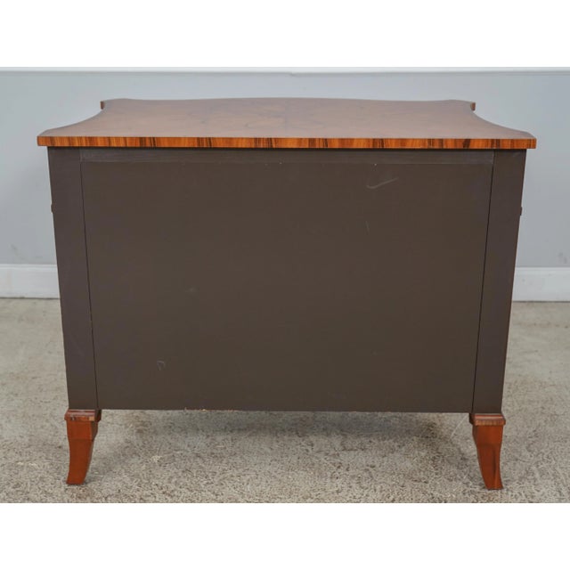 Baker Highly Inlaid Satinwood Adam Style Chest For Sale - Image 11 of 13