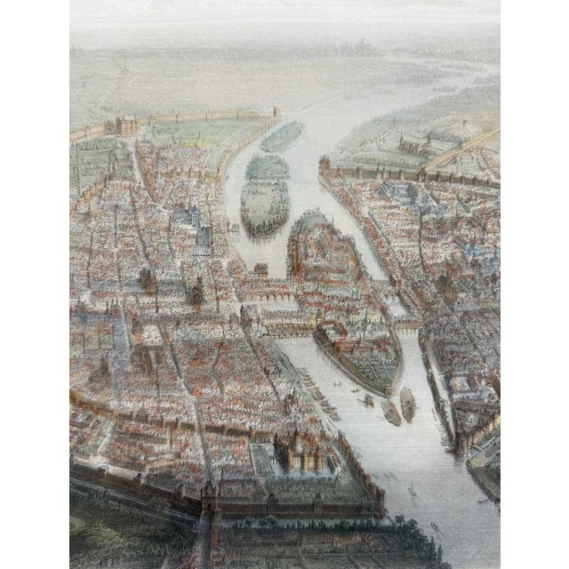 19th Century Félix Benoist Lithograph "Paris Under Francis I" For Sale In Raleigh - Image 6 of 12
