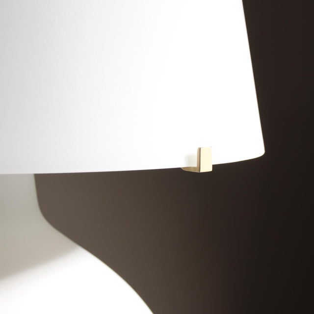 Cream Large Mod. 1853/1 Lamps by Max Ingrand for Fontana Arte, Italy, 1958, Set of 2 For Sale - Image 8 of 17