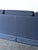 1960s Vintage Mid-Century Navy Jacquard Skirted Tuxedo Sofa For Sale - Image 15 of 18