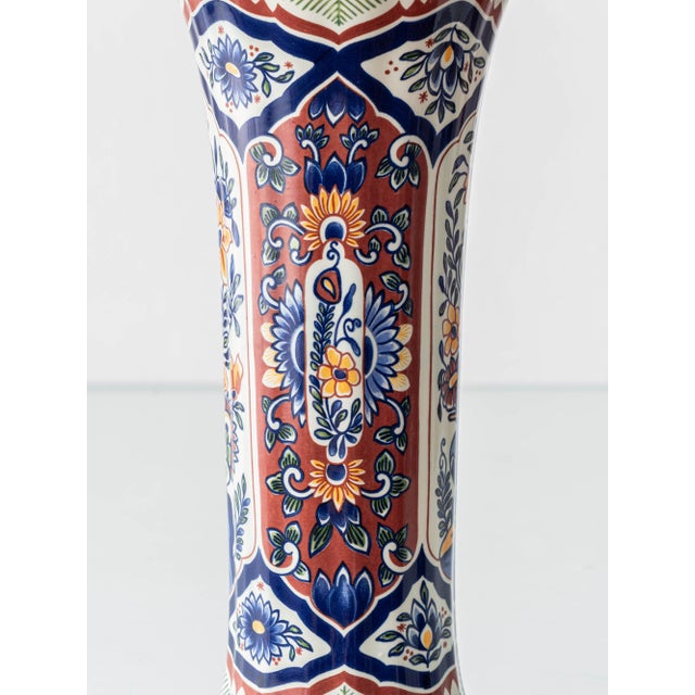 Hand-Painted Trumpet Table Lamps by Boch Frères for Delft, 1950s, Set of 2 For Sale - Image 13 of 17