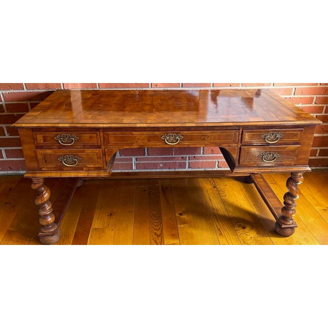 18th C Style Alfonso Marina Ebanista Writing Table Desk - Escritorio Piamonte.