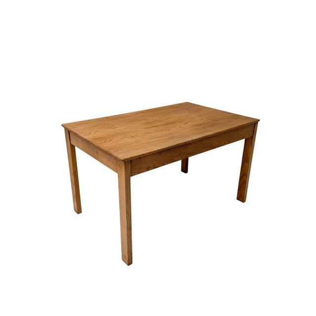 Art Deco Dutch Oak Dining Table by J.A. Muntendam, 1920s For Sale - Image 12 of 12