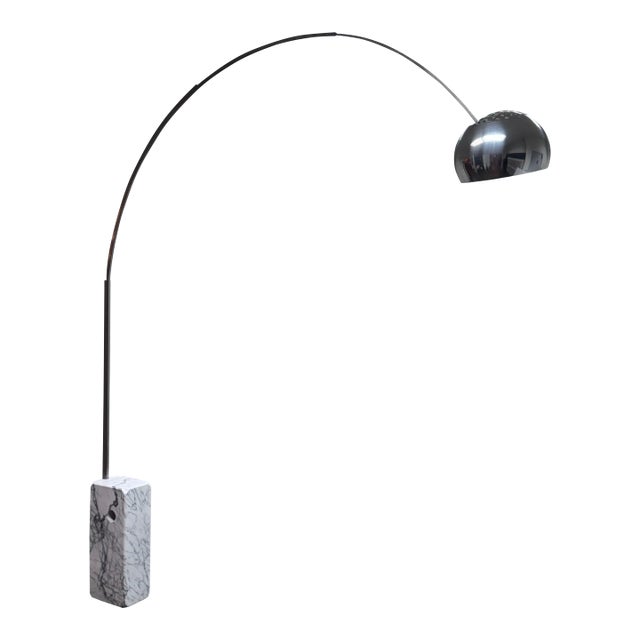 Achille + Pier Giacomo Castiglioni for Flos Arco Floor Lamp For Sale