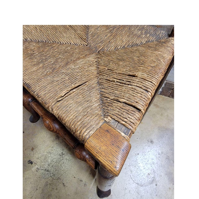 Chestnut A Pair of Late 18th Century Lincolnshire Ladder Back Side Chairs For Sale - Image 8 of 8