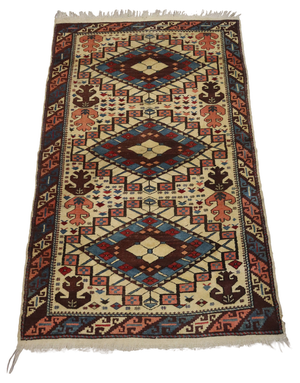 Vintage Turkish Yagcibedir Rug, 1950s