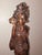 Large 18.5" Mid-Century Two-Tone Macassar Ebony Balinese Offering Maiden Sculpture For Sale - Image 11 of 12