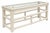 Mid-Century Modern Vintage Pencil Reed Rattan Console Table With Glass Top For Sale - Image 3 of 7