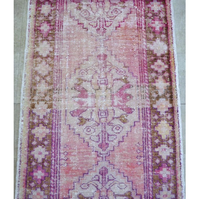 Distressed Oushak Runner Rug - 2'9″ X 9' For Sale - Image 6 of 10