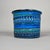 Rimini Blue Flowerpot Cover or Vase by Aldo Londi for Bitossi, 1950s For Sale - Image 11 of 11