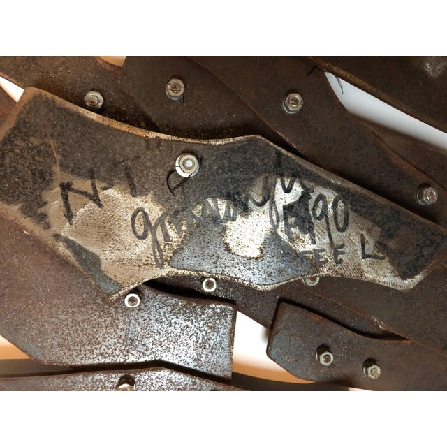Robert Goodnough, Abstract Expressionist Patinated Metal Assemblage Sculpture Steel, Nuts, Bolts For Sale - Image 9 of 10