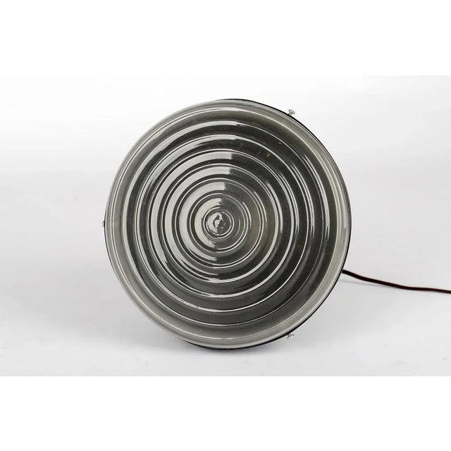 Industrial Bauhaus Black Pendant Light from Zeiss, 1930s For Sale - Image 4 of 10