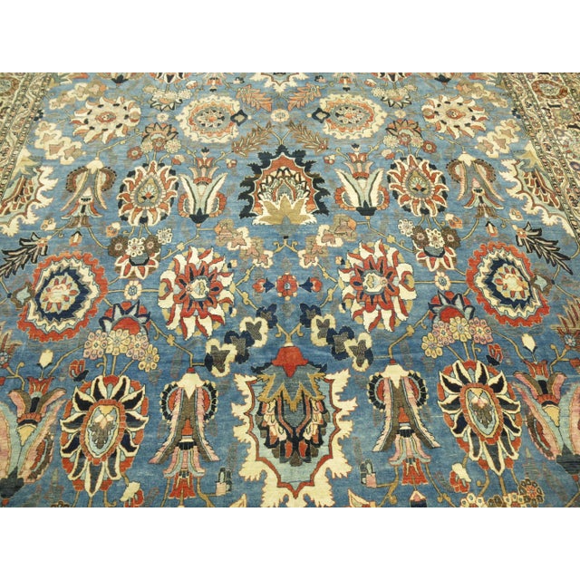 Zabihi Collection Antique Persian Tabriz Carpet For Sale - Image 18 of 18
