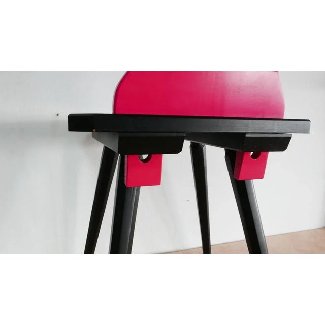 Black Wooden Advertising Chair by Engelmann & Leupin for Roth-Händle Tobacco For Sale - Image 8 of 14