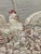 Antique French Tapestry with Rooster and Flowers from Aubusson, 1900 For Sale - Image 11 of 18
