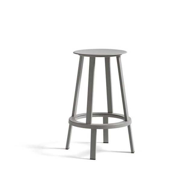 Revolver Bar Stool in Grey For Sale - Image 9 of 9