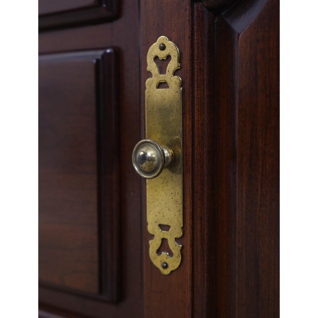 Ethan Allen Georgian Court Cherry Dresser For Sale - Image 9 of 18