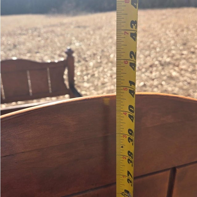 Vintage Solid Wood Twin Size Wagon Bed for Kids Room For Sale - Image 14 of 16