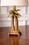Late 20th Century Petite Tropical Palm Tree & Pineapple Table Lamps With Linen Drum Shades – Hollywood Regency Coastal Style, 16” H - a Pair For Sale - Image 10 of 10
