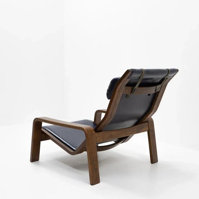 Pulkka Lounge Chair by Ilmari Lipipainen for Asko, 1960s For Sale - Image 6 of 12