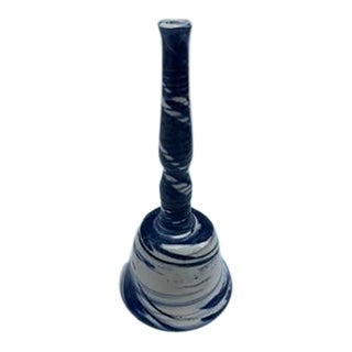 Blue and White Pottery Bell For Sale