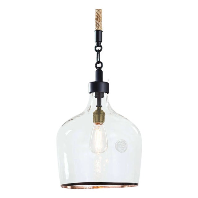 Regina Andrew Demi John Glass Pendant Light For Sale