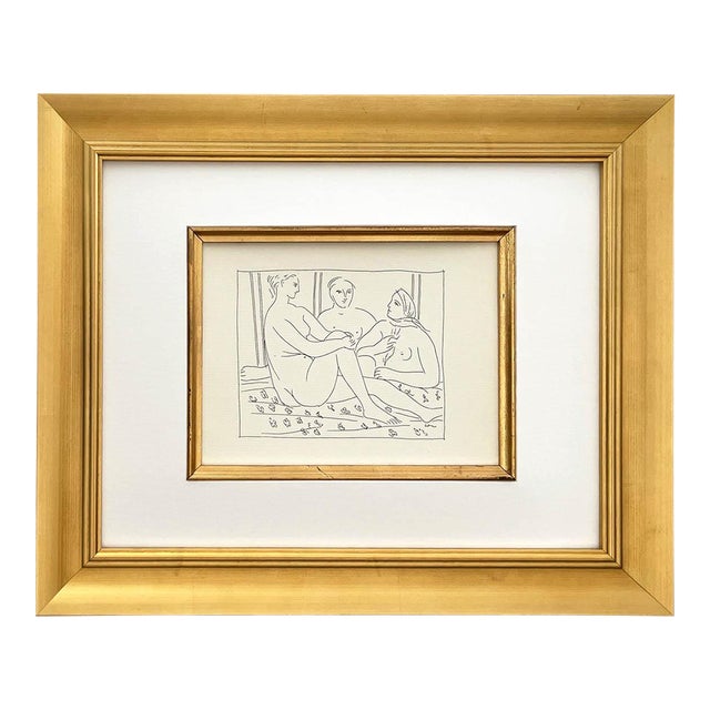 1970s Picasso 26 Three Female Nude Framed For Sale