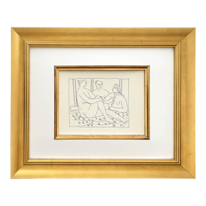 1970s Picasso 26 Three Female Nude Framed