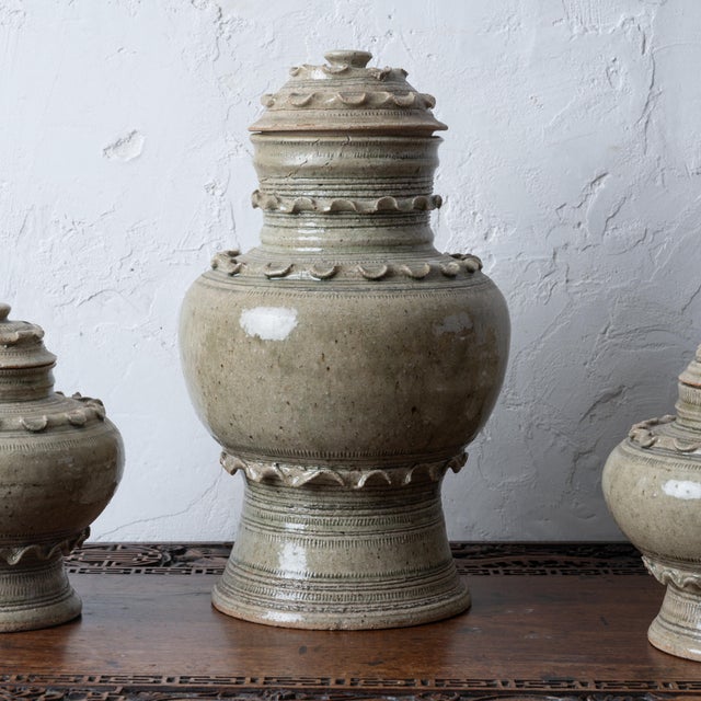 Rosenthal Netter A Group of Thai Celadon Jars for Rosenthal-Netter, C.1960s For Sale - Image 4 of 9