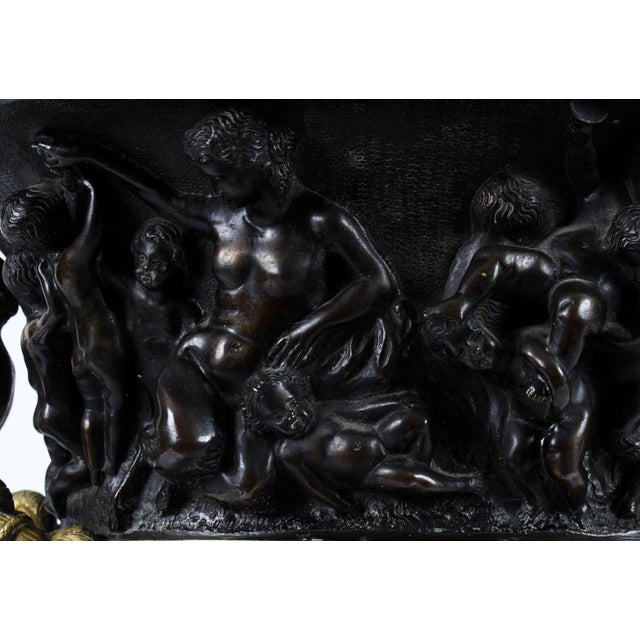 French Grand Tour Bronze & Ormolu Jardiniere, 19th Century For Sale - Image 9 of 18