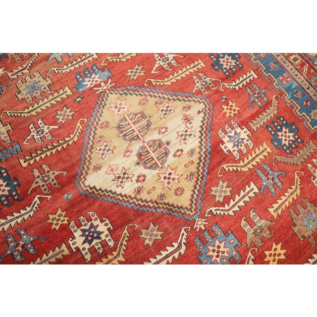 Antique Oversize Tribal Persian Bakshaish Rug For Sale In New York - Image 6 of 18