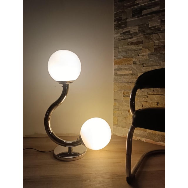 Vintage Glass Persepolis Lamp from Fase, 1973 For Sale - Image 11 of 14